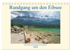Rundgang um den Eibsee (Tischkalender 2024 DIN A5 quer), CALVENDO Monatskalender