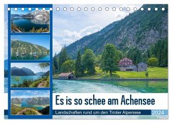 Es is so schee am Achensee 2024 (Tischkalender 2024 DIN A5 quer), CALVENDO Monatskalender