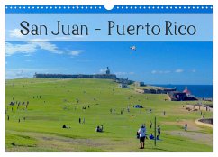 San Juan - Puerto Rico 2024 (Wandkalender 2024 DIN A3 quer), CALVENDO Monatskalender - Gerken, Jochen