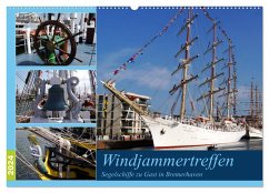 Windjammertreffen - Segelschiffe zu Gast in Bremerhaven (Wandkalender 2024 DIN A2 quer), CALVENDO Monatskalender