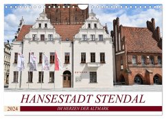 Hansestadt Stendal (Wandkalender 2024 DIN A4 quer), CALVENDO Monatskalender