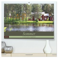 Sommer in Schwedens Lappland (hochwertiger Premium Wandkalender 2024 DIN A2 quer), Kunstdruck in Hochglanz
