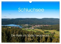 Schluchsee Naturpark Südschwarzwald (Wandkalender 2024 DIN A3 quer), CALVENDO Monatskalender