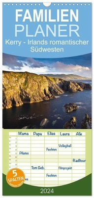 Familienplaner 2024 - Kerry - Irlands romantischer Südwesten mit 5 Spalten (Wandkalender, 21 x 45 cm) CALVENDO