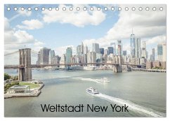 Weltstadt New York (Tischkalender 2024 DIN A5 quer), CALVENDO Monatskalender