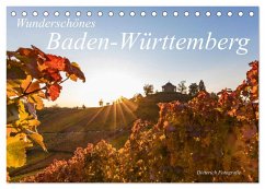 Wunderschönes Baden-Württemberg (Tischkalender 2024 DIN A5 quer), CALVENDO Monatskalender
