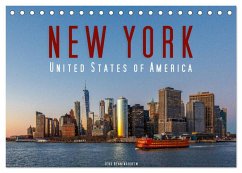 New York - United States of America (Tischkalender 2024 DIN A5 quer), CALVENDO Monatskalender