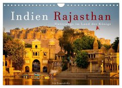 Indien Rajasthan: Unterwegs im Land der Könige (Wandkalender 2024 DIN A4 quer), CALVENDO Monatskalender