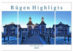 Rügen Highlights (Wandkalender 2024 DIN A3 quer), CALVENDO Monatskalender