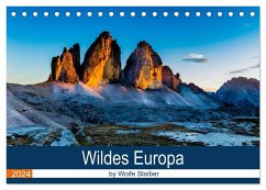 Wildes Europa (Tischkalender 2024 DIN A5 quer), CALVENDO Monatskalender