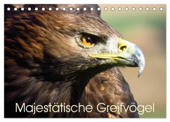 Majestätische Greifvögel (Tischkalender 2024 DIN A5 quer), CALVENDO Monatskalender