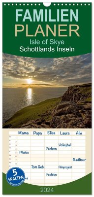 Familienplaner 2024 - Isle of Skye - Schottlands Inseln mit 5 Spalten (Wandkalender, 21 x 45 cm) CALVENDO