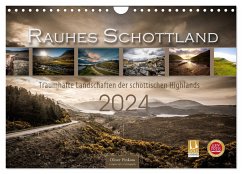 Rauhes Schottland (Wandkalender 2024 DIN A4 quer), CALVENDO Monatskalender - Pinkoss, Oliver