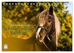 Faszination Schwarzwälder Kaltblut (Tischkalender 2024 DIN A5 quer), CALVENDO Monatskalender