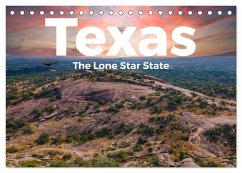 Texas - The Lone Star State (Tischkalender 2024 DIN A5 quer), CALVENDO Monatskalender