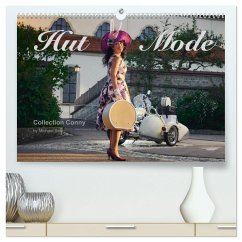 Hut Mode (hochwertiger Premium Wandkalender 2024 DIN A2 quer), Kunstdruck in Hochglanz