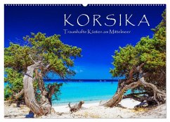 Korsika - Traumhafte Küsten am Mittelmeer (Wandkalender 2024 DIN A2 quer), CALVENDO Monatskalender