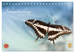 Schmetterlinge - ein Traum in Pastell (Tischkalender 2024 DIN A5 quer), CALVENDO Monatskalender - Dittmann, Bettina