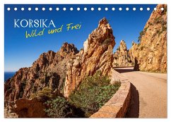 Korsika Wild und Frei (Tischkalender 2024 DIN A5 quer), CALVENDO Monatskalender