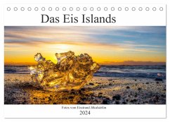 Das Eis Islands (Tischkalender 2024 DIN A5 quer), CALVENDO Monatskalender