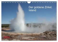 Der goldene Zirkel, Island (Wandkalender 2024 DIN A4 quer), CALVENDO Monatskalender