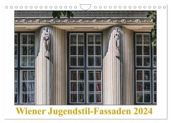 Wiener Jugendstil-Fassaden (Wandkalender 2024 DIN A4 quer), CALVENDO Monatskalender - Braun, Werner