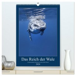 Im Reich der Wale (hochwertiger Premium Wandkalender 2024 DIN A2 hoch), Kunstdruck in Hochglanz