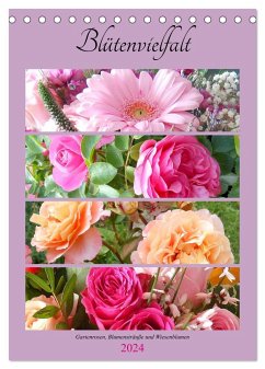 Blütenvielfalt (Tischkalender 2024 DIN A5 hoch), CALVENDO Monatskalender