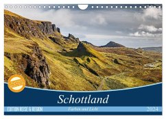 Schottland Farben und Licht (Wandkalender 2024 DIN A4 quer), CALVENDO Monatskalender - Gerber, Thomas