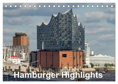 Hamburger Highlights (Tischkalender 2024 DIN A5 quer), CALVENDO Monatskalender - Seethaler, Thomas