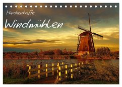 Märchenhafte Windmühlen (Tischkalender 2024 DIN A5 quer), CALVENDO Monatskalender