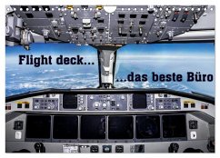 Flight deck - das beste Büro (Wandkalender 2024 DIN A4 quer), CALVENDO Monatskalender - D., Andy