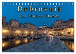 Dubrovnik zur blauen Stunde (Tischkalender 2024 DIN A5 quer), CALVENDO Monatskalender - Schneider, Jens