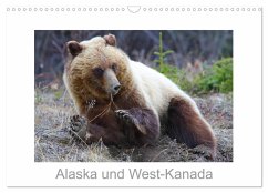 Alaska und West-Kanada (Wandkalender 2024 DIN A3 quer), CALVENDO Monatskalender