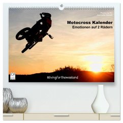 Motocross Kalender - Emotionen auf 2 Rädern (hochwertiger Premium Wandkalender 2024 DIN A2 quer), Kunstdruck in Hochglanz - by FC - Jeannette Dewald, Photos