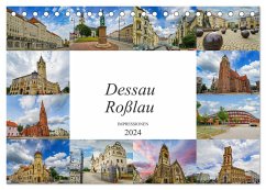 Dessau Roßlau Impressionen (Tischkalender 2024 DIN A5 quer), CALVENDO Monatskalender