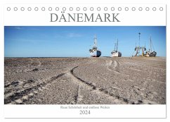 Dänemark - Raue Schönheit und unendliche Weiten (Tischkalender 2024 DIN A5 quer), CALVENDO Monatskalender