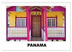 Panama - Streifzüge durch atemberaubende Küsten-, Berg- und Stadtlandschaften (Wandkalender 2024 DIN A3 quer), CALVENDO Monatskalender