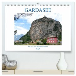 GARDASEE Von Arco ganz im Norden südwärts (hochwertiger Premium Wandkalender 2024 DIN A2 quer), Kunstdruck in Hochglanz