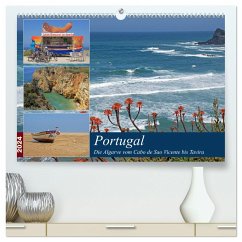 Portugal - Die Algarve vom Cabo de Sao Vicente bis Tavira (hochwertiger Premium Wandkalender 2024 DIN A2 quer), Kunstdruck in Hochglanz