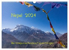 NEPAL - rund um die Annapurna (Wandkalender 2024 DIN A3 quer), CALVENDO Monatskalender