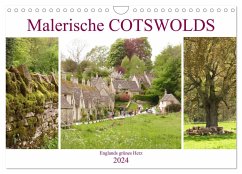 Malerische Cotswolds (Wandkalender 2024 DIN A4 quer), CALVENDO Monatskalender