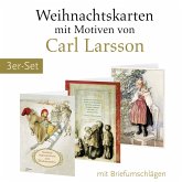 3er-Set Weihnachtskarten mit Motiven von Carl Larsson