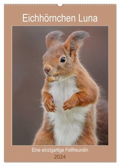Eichhörnchen Luna (Wandkalender 2024 DIN A2 hoch), CALVENDO Monatskalender