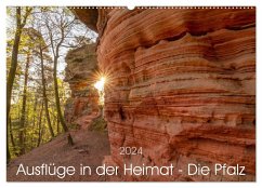 Ausflüge in der Heimat - Die Pfalz (Wandkalender 2024 DIN A2 quer), CALVENDO Monatskalender