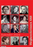 Kombi aus "Kalender 2024 Wegbereiterinnen XXII" (ISBN 97839459596688) und "Postkartenset Wegbereiterinnen XXII" (ISBN 9783945959695)