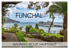 Funchal - Madeiras stolze Hauptstadt (Wandkalender 2024 DIN A3 quer), CALVENDO Monatskalender - Thoermer, Val