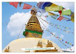 Nepal Eine Reise durch ein faszinierendes Land (Wandkalender 2024 DIN A2 quer), CALVENDO Monatskalender