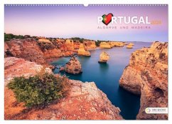 Portugal - Algarve und Madeira (Wandkalender 2024 DIN A2 quer), CALVENDO Monatskalender