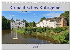 Romantisches Ruhrgebiet - Burgen und Schlösser (Wandkalender 2024 DIN A3 quer), CALVENDO Monatskalender